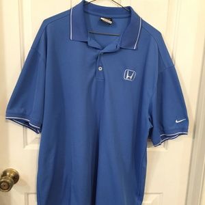 Men's Nike Dri-Fit Golf Polo Honda Logo